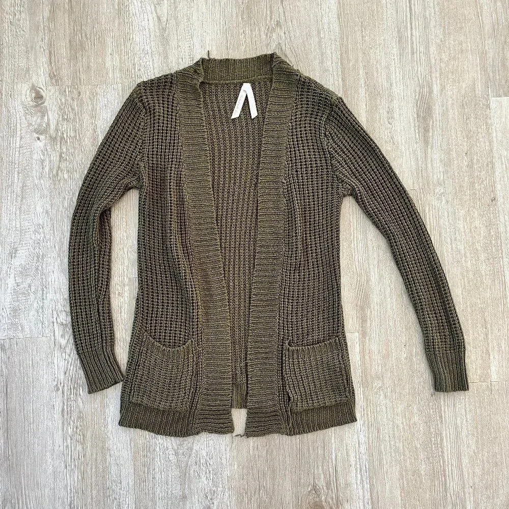 Womens Ashley by 26 International Green Cardigan - XL